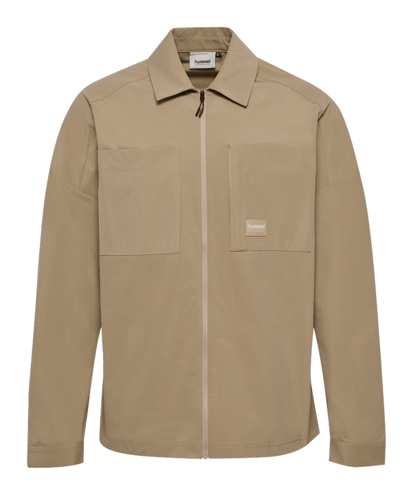 Hummel Sorona Loose Overshirt Sweatshirt Braun F8173 - braun