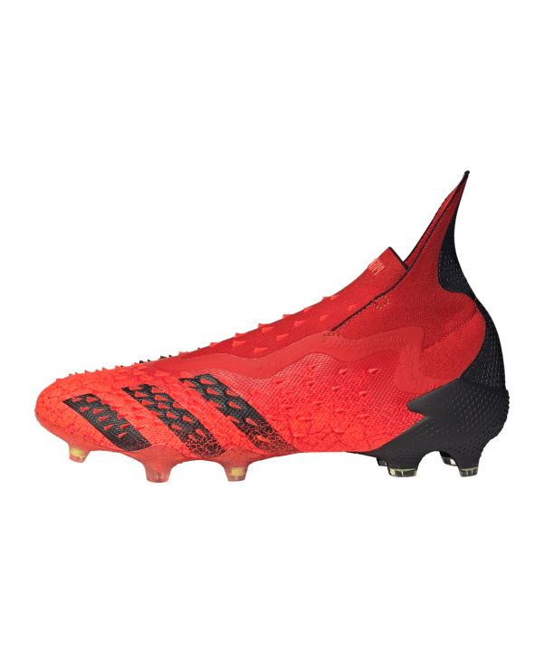 adidas Predator FREAK+ FG Meteorite Rot Schwarz - rot
