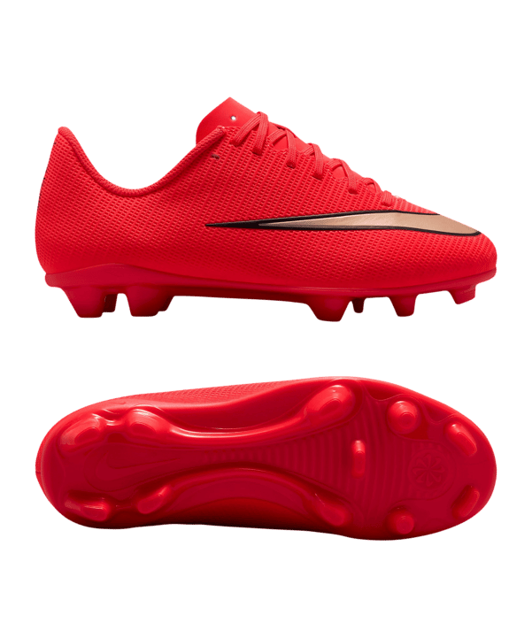 Nike Jr. Air Zoom Mercurial Vapor XVII Club MG Break'Em Enfants Rouge C600 - rouge