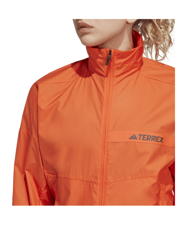 adidas Terrex Multi Wind Jacke Damen Orange - orange