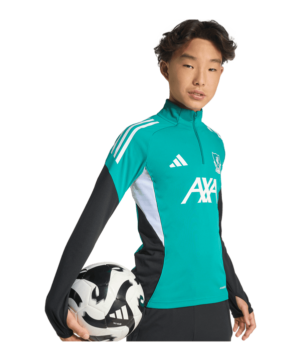 adidas FC Liverpool European Training Sweatshirt 2025/2026 Kids Grün - gruen