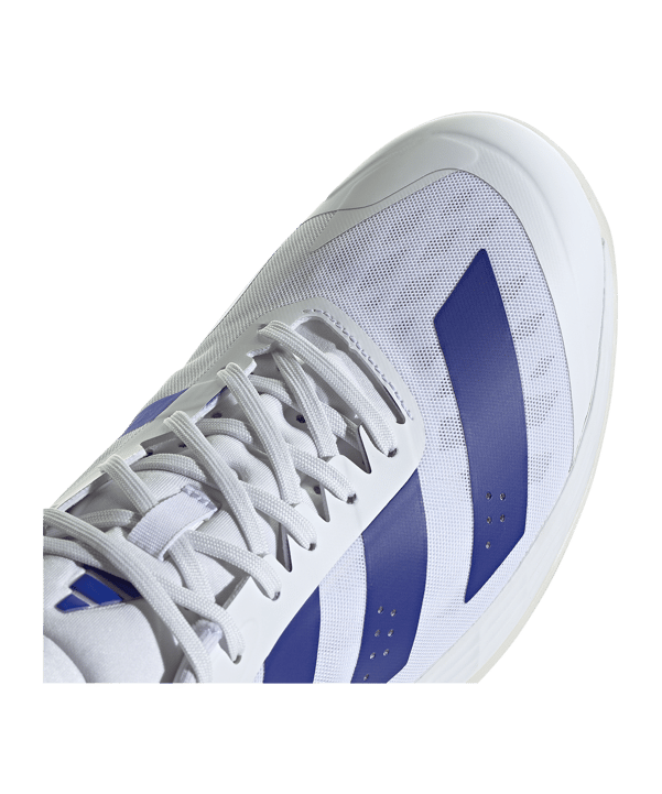 adidas Adizero Fastcourt Weiss Blau - weiss