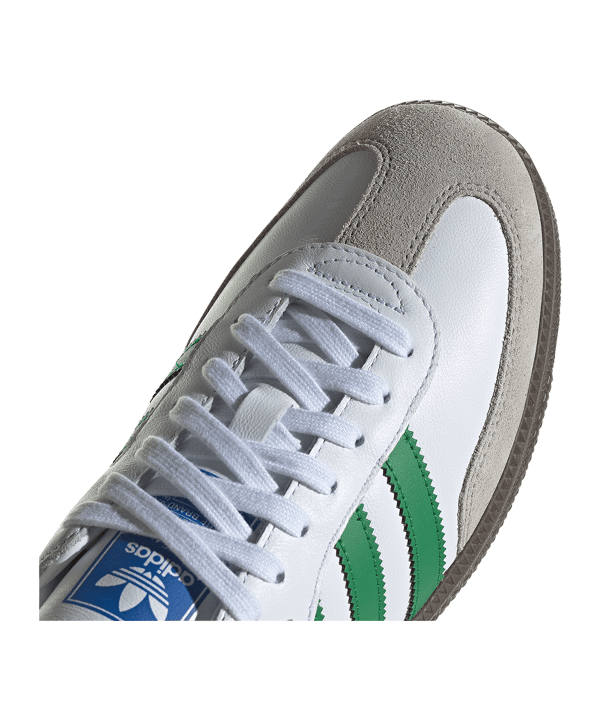 adidas Originals Samba OG Weiss Grün - weiss
