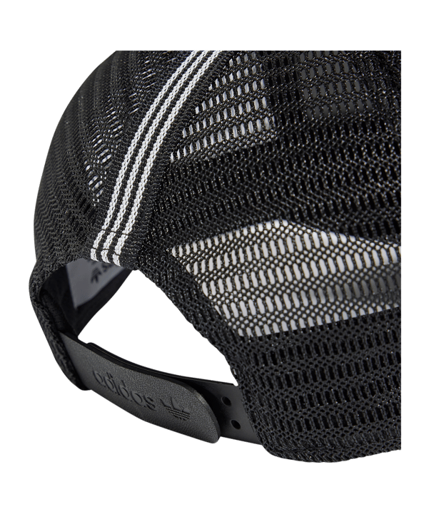 adidas Curved Trucker Cap Schwarz - schwarz