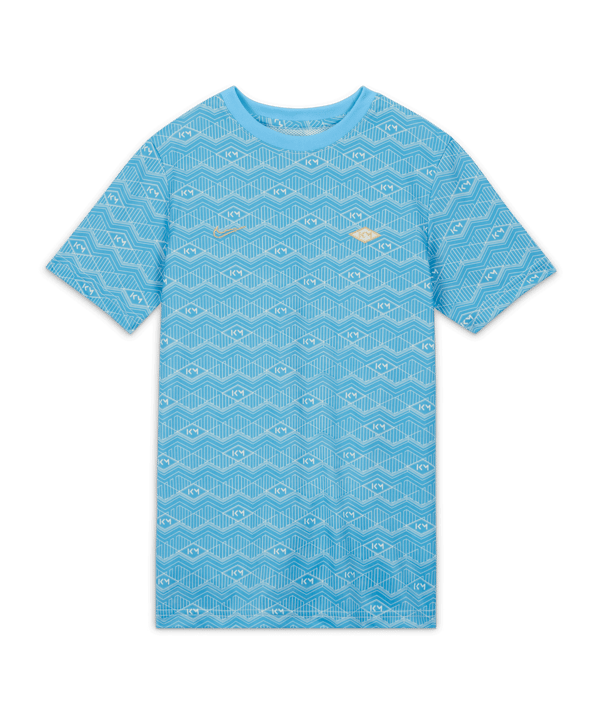 Nike Kylian Mbappe T-Shirt Kids Blau F412 - blau