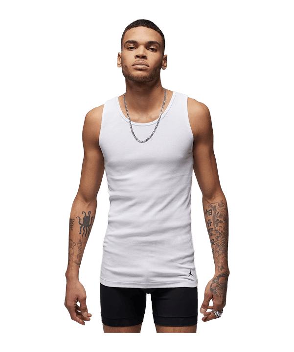 Jordan Jhm Flight Base 2Pk Tanktop Weiß F001 - weiss