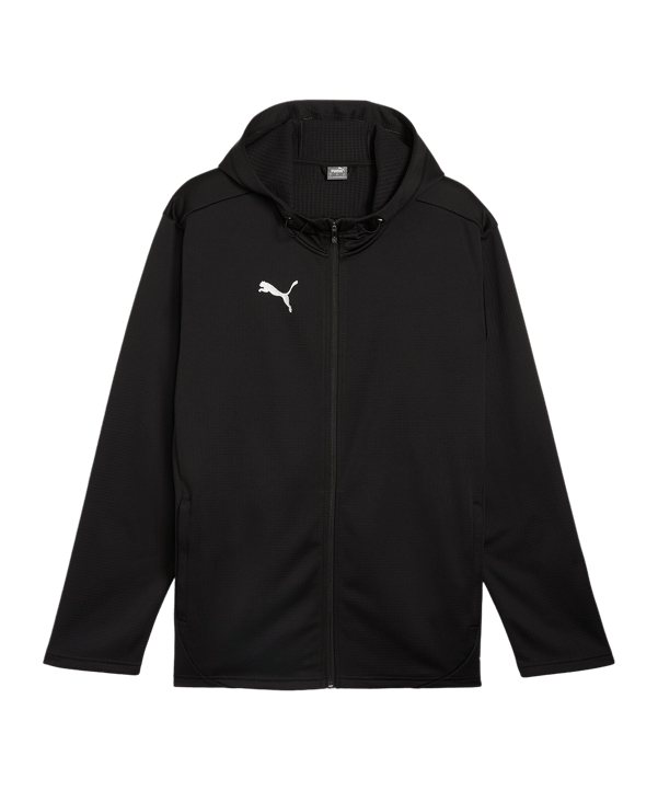 PUMA teamFINAL Fleece Jacke Schwarz F03 - schwarz