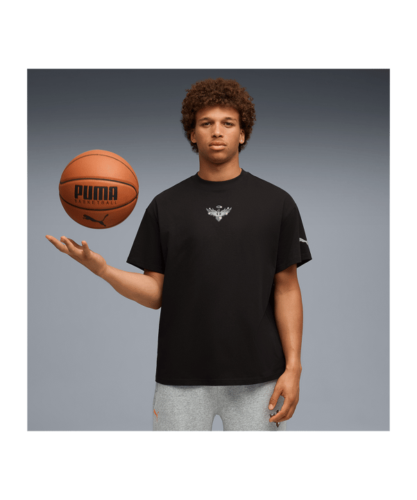 PUMA Melo Alwayz On 1 T-Shirt Schwarz F06 - schwarz