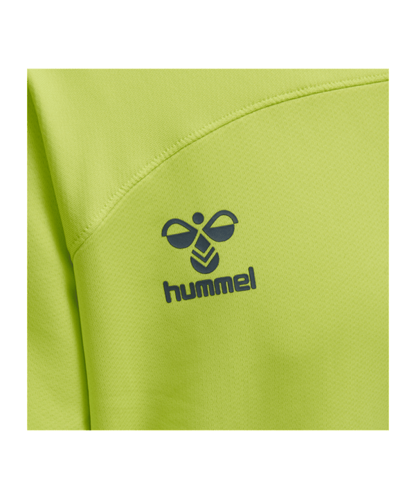 Hummel hmlLEAD HalfZip Sweatshirt Kids Grün F6242 - gruen