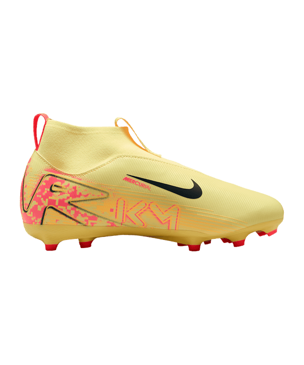 Nike Jr Zoom Mercurial Superfly X Academy FG/MG Mbappe Signature Kids Orange Blau F800 - orange