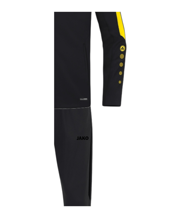 JAKO Power mit Kapuze Trainingsanzug Kids Schwarz F803 - schwarz