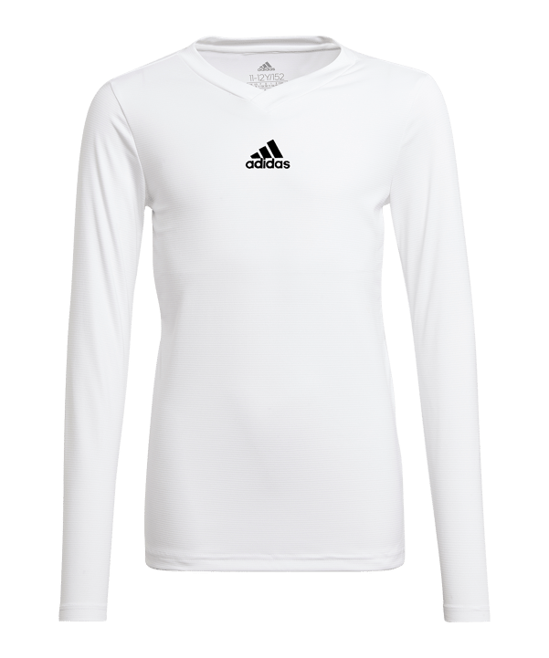 adidas Team Base Top langarm Kids Weiss - weiss