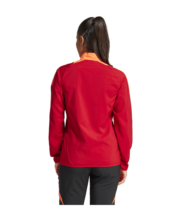 adidas Tiro 24 Competition Präsentationsjacke Damen Rot - rot