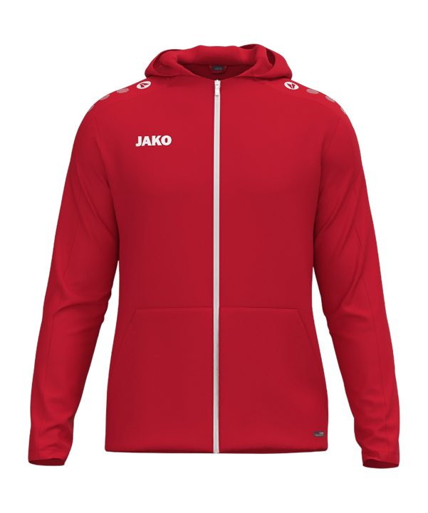 JAKO One Kapuzenjacke Rot F100 - rot