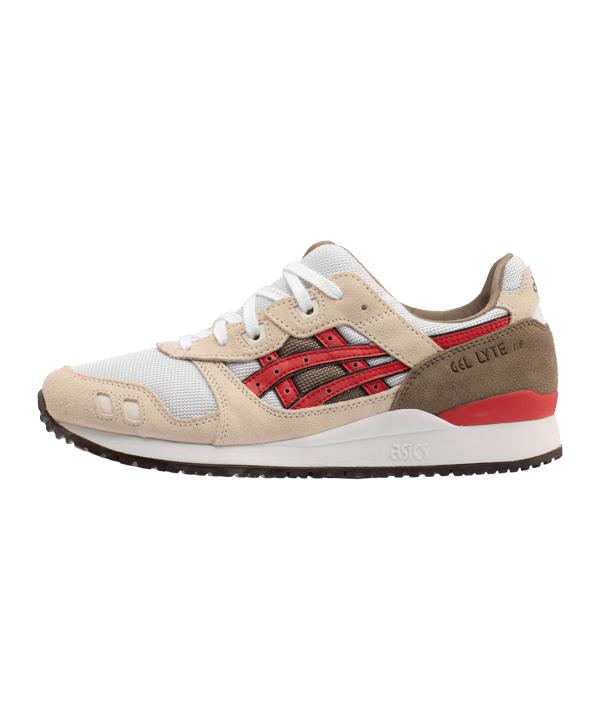 Asics Gel-Lyte III OG Grau Rot - grau