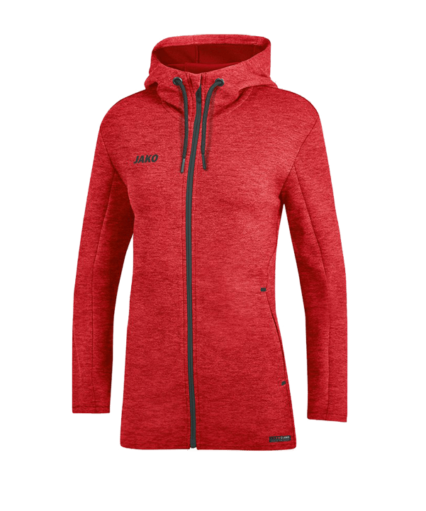 JAKO Premium Basic Kapuzenjacke Damen Rot F01 - rot
