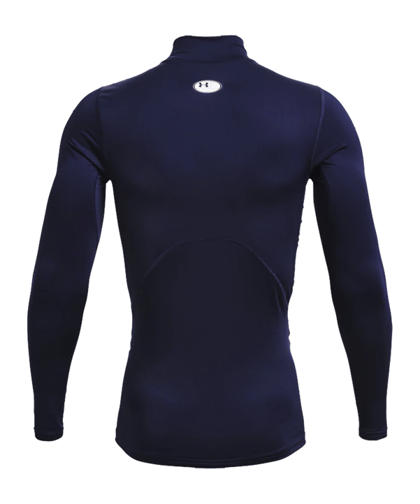 Under Armour Baselayer ColdGear Comp Mock T-Shirt Blau F410 - blau