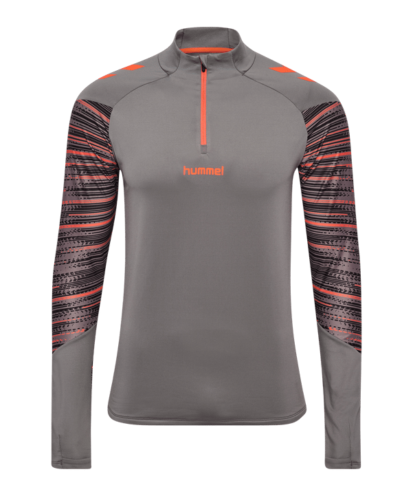 Hummel Blaze Pro Training Half Zip Sweatshirt Grau F2350 - grau