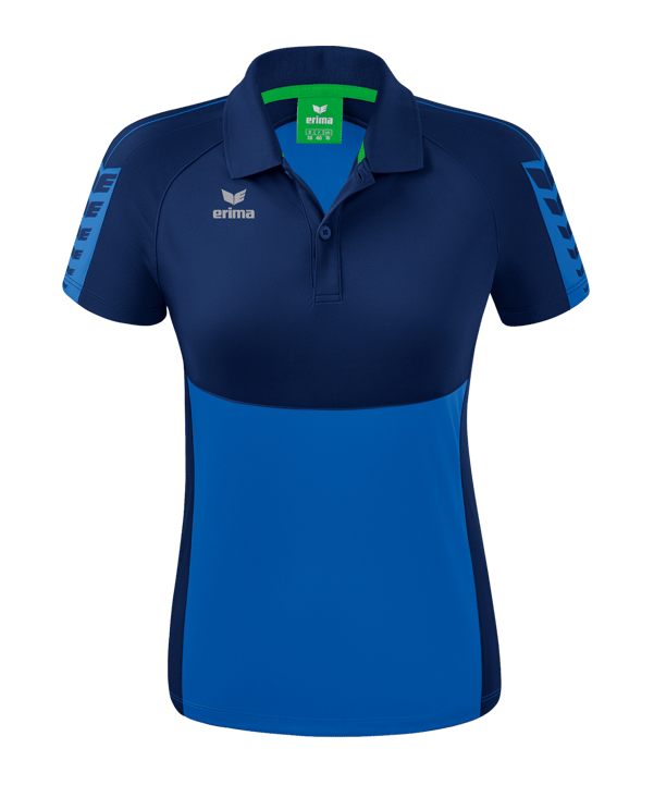 Erima Six Wings Poloshirt Damen Blau - blau