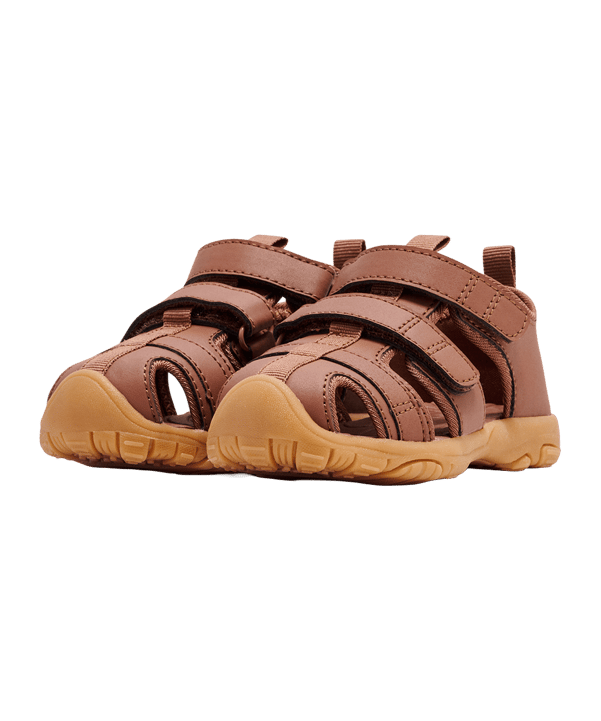 Hummel Sandal Velcro Badelatsche Kids Braun F8199 - braun
