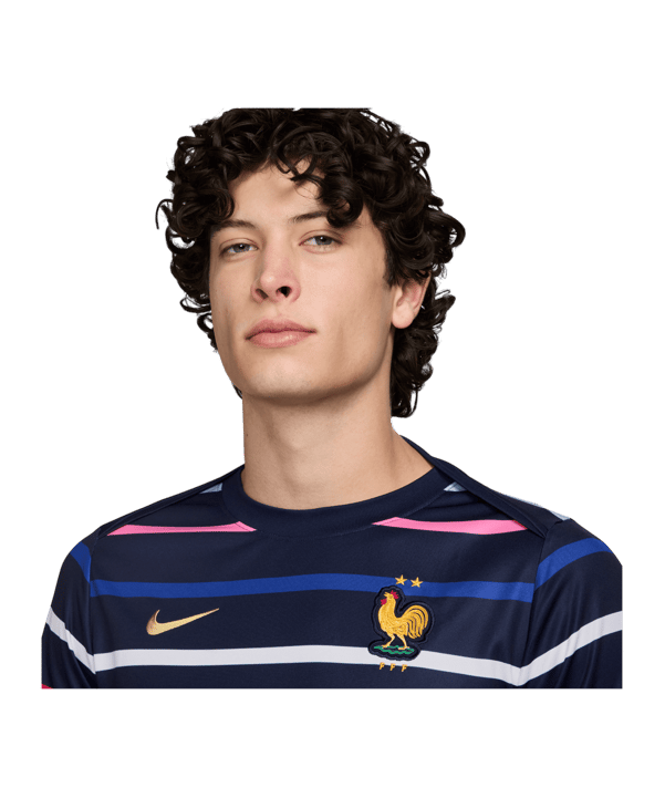 Nike Frankreich Prematch Shirt EM 2024 Blau F499 - blau