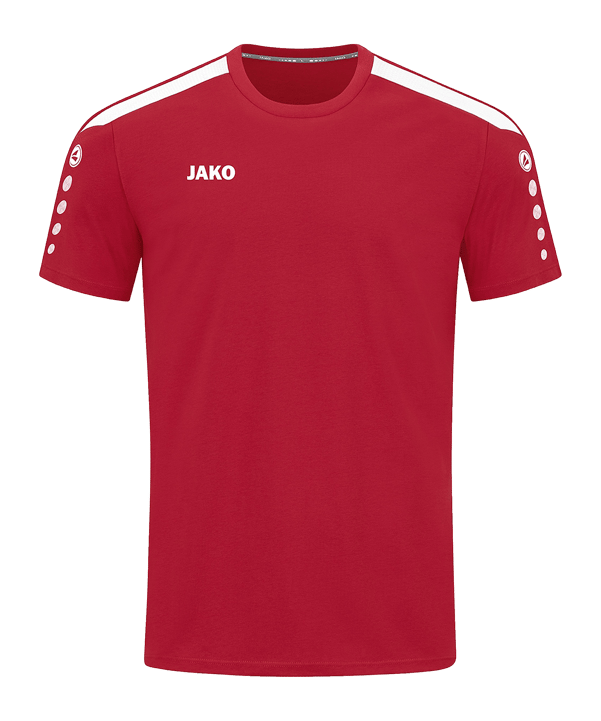 JAKO Power T-Shirt Damen Rot Weiss F100