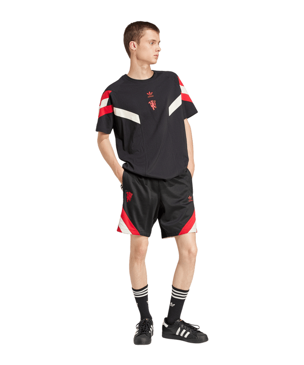 adidas Originals Manchester United Short Schwarz - schwarz
