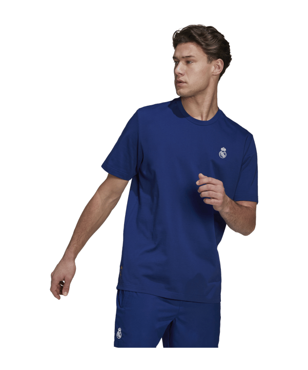 adidas Real Madrid T-Shirt Blau - blau