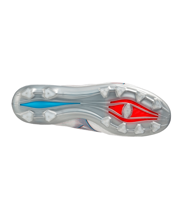 Mizuno Alpha Elite FG Weiss Rot F09 - weiss