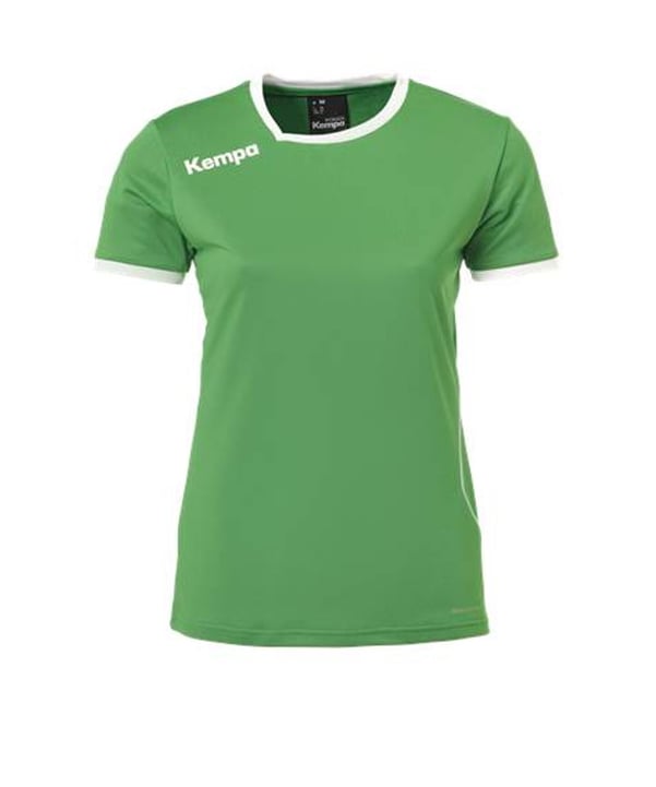 Kempa Curve Trikot T-Shirt Damen Grün Weiss F07 - gruen