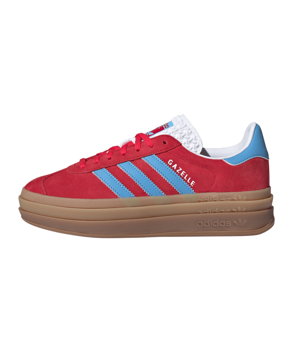 adidas Originals Gazelle Bold Damen Pink Blau - rot