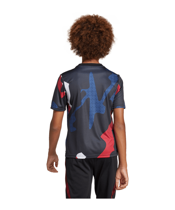 adidas Manchester United Prematch Shirt 2024/2025 Kids Schwarz - schwarz
