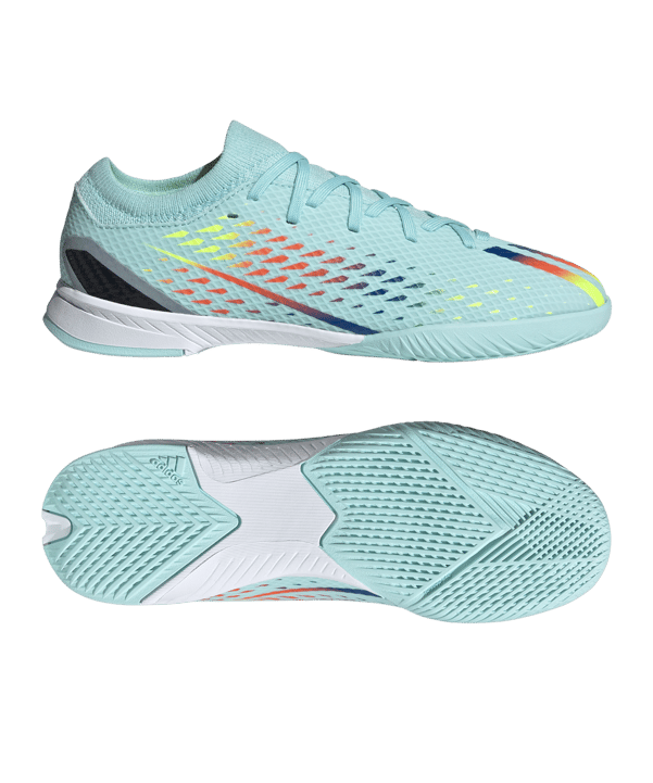 adidas X Speedportal.3 IN Al Rihla Kids Türkis Blau - blau