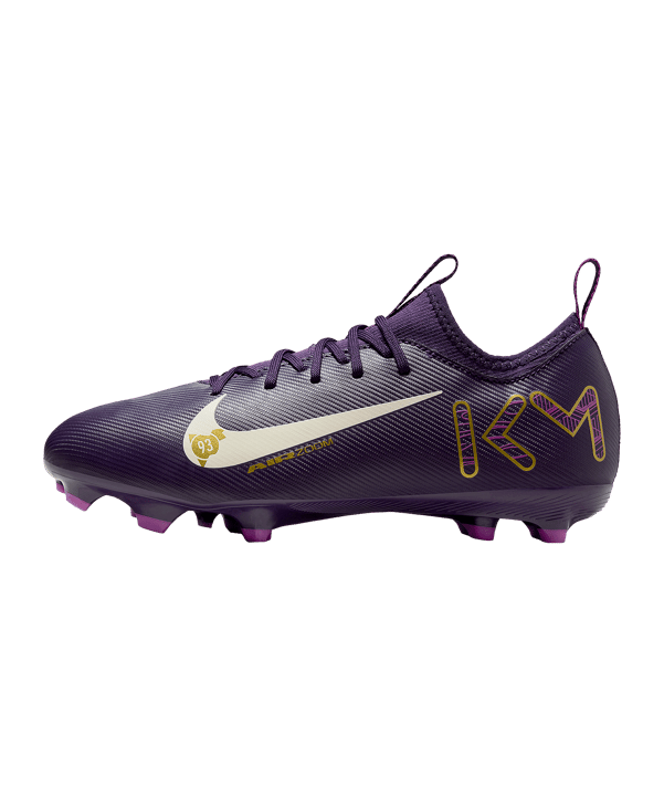 Nike Jr Air Zoom Mercurial Vapor XVI Academy FG/MG Kylian Mbappe Signature Kids Lila F500 - lila