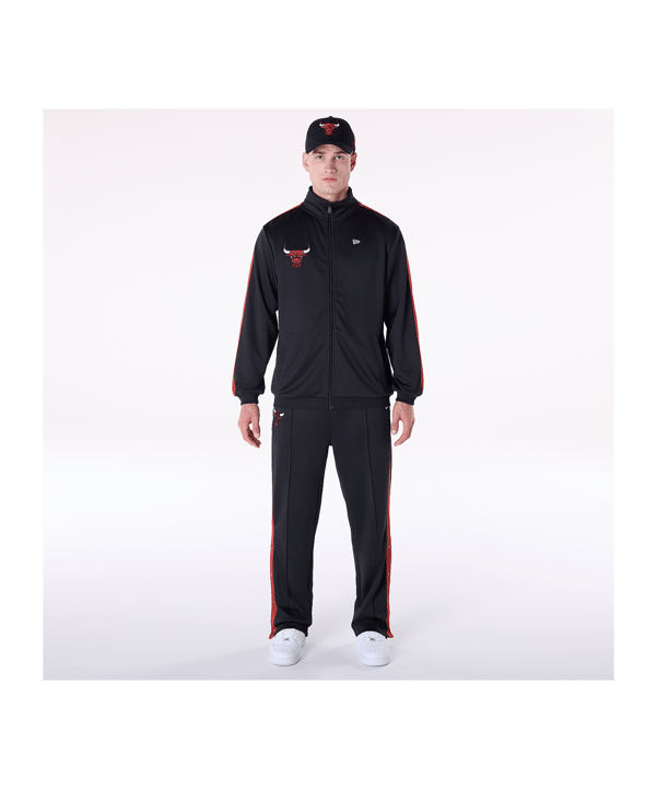 New Era NBA Chicago Bulls Trainingsjacke Schwarz - schwarz