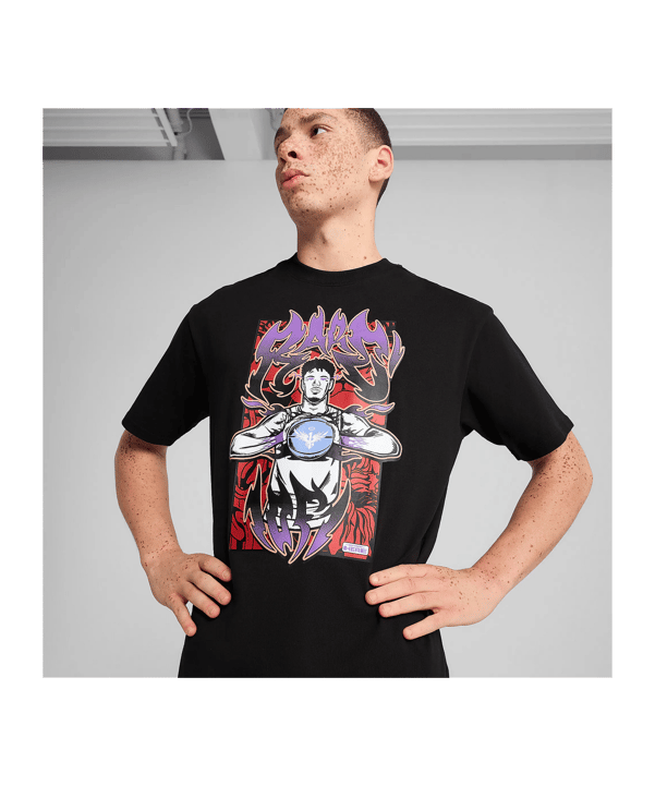 PUMA Melo Phoenix I T-Shirt Schwarz F01 - schwarz