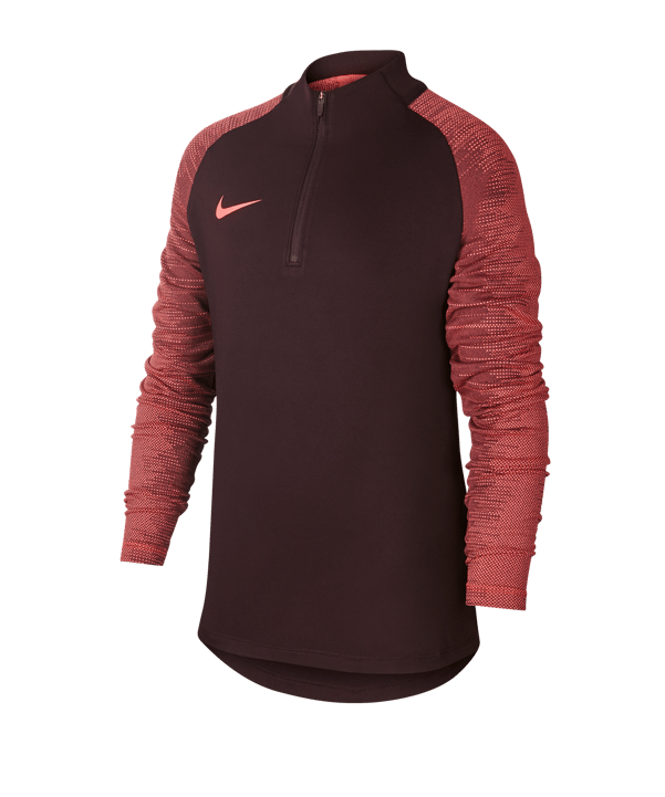 Nike Dri-FIT Strike 1/4 Zip Drill Top Kids F659 - rot