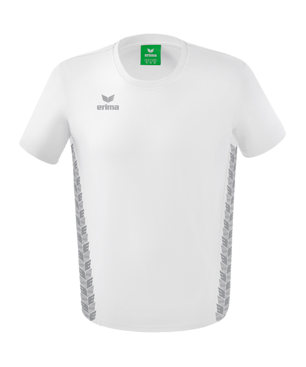 Erima Team Essential T-Shirt Weiss Grau - weiss