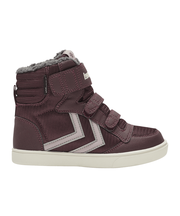 Hummel Stadil Super Poly Mid Recycle Sneaker  enfants brun F8016 - brun