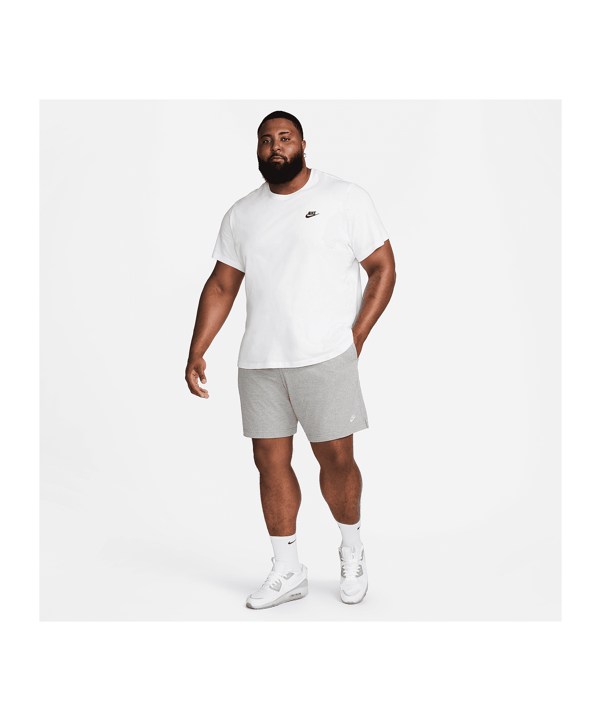 Nike Club Sweatshort Grau F63 - grau