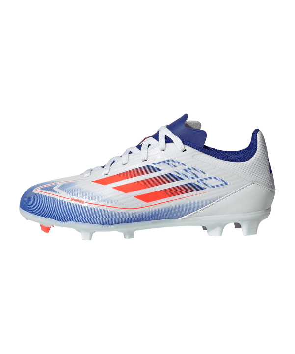 adidas F50 League FG/MG Advancement Kids Weiss Rot - weiss