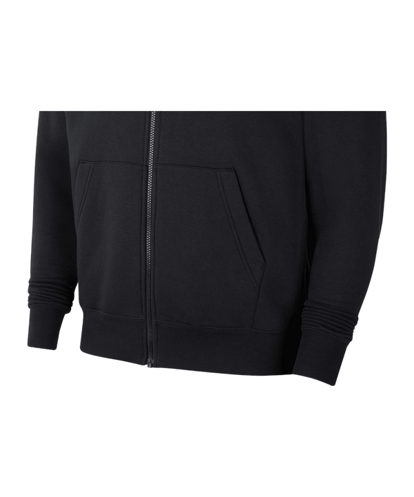 Nike TFF Kapuzenjacke Kids Schwarz - schwarz