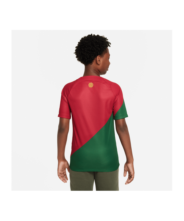 Nike Portugal Trikot Home WM 2022 Kids Rot F628 - rot