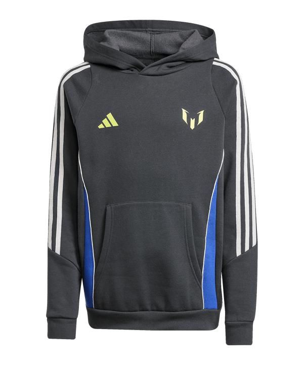 adidas Messi Hoody Kids Grau - grau