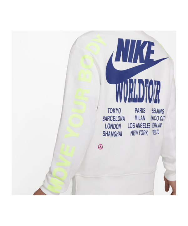 Nike World Tour Hoody Weiss F100 - weiss