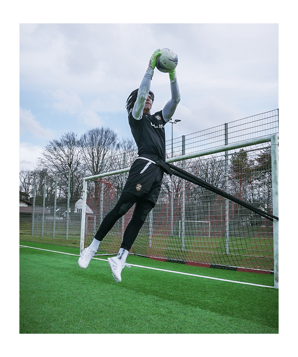Cawila Torwart Bungee-Kit Schwarz - schwarz