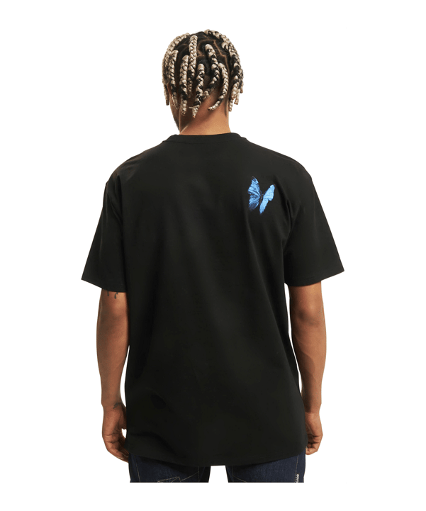 Mister Tee Le Papilloversized T-Shirt Schwarz - schwarz