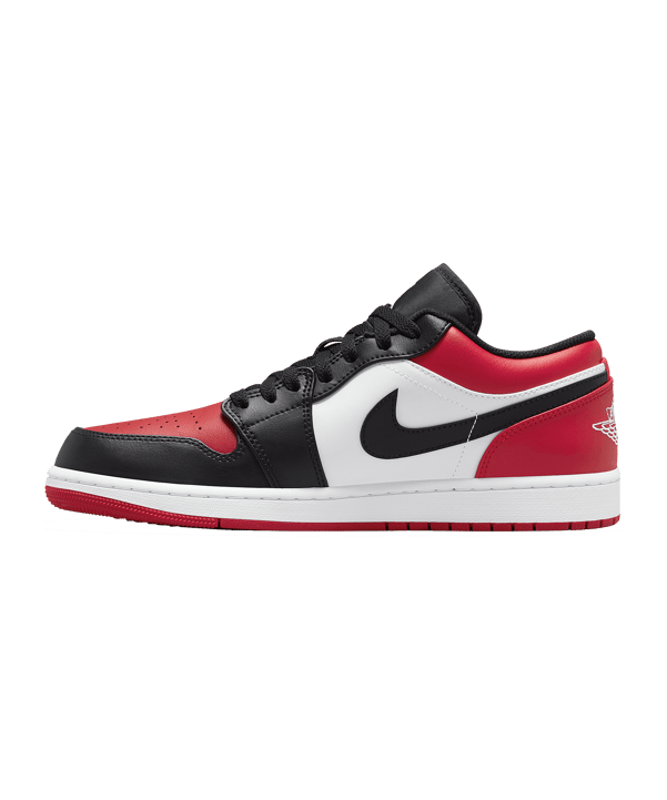Jordan Air 1 Low Rot Weiss Schwarz F612 - rot
