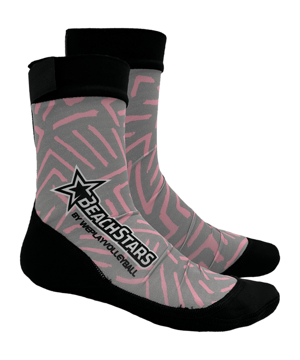 Ballsportdirekt Beachstar Labyrinth Socken Rosa - rosa