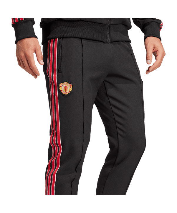 adidas Manchester United Trainingshose Schwarz - schwarz